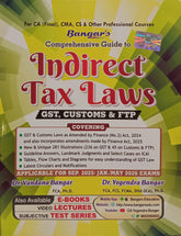 Aadhyas Comprehensive Guide to Indirect Tax Laws Book for CA/CMA Final, CS Professional by Dr Vandana Bangar, Dr Yogendra Bangar